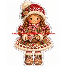 Panel na VÁNOČNÍ 3D POLŠTÁŘEK / OZDOBY   641-241 zrcadlově