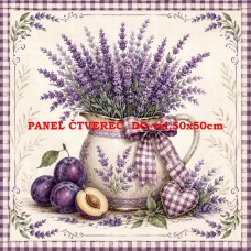 BAVLNĚNÝ PANEL  10x10 cm lef585