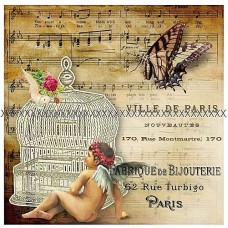 Bavlněná látka-panel A1873