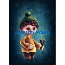 BAVLNĚNÝ PANEL Střelec 7x10 cm  BSK-135