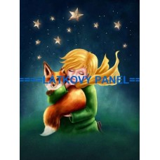 BAVLNĚNÝ PANEL Malý princ 65x90 cm  BSK-06