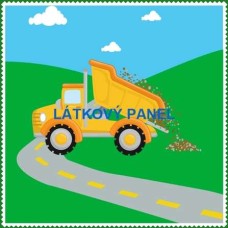  PANEL STAVEBNÍ STROJE - varianty velikostí i materiálu  224-101