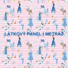  PANEL I METRÁŽ  - varianty velikostí i materiálu  202FR-P28  - LEDOVÉ KRÁLOVSTVÍ