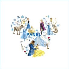  PANEL  - varianty velikostí i materiálu  202FR-P58  -  LEDOVÉ KRÁLOVSTVÍ