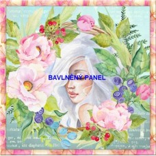 BAVLNĚNÝ PANEL  25x25 cm   LPF156