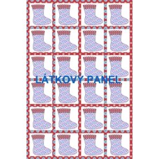 Látkový panel - varianty velikosti  224-415 zadní díl LEDOVÉ KRÁLOVSTVÍ