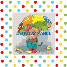 BAVLNĚNÝ PANEL DĚTSKÝ 25x25cm   ROF199