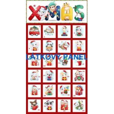 BAVLNĚNÝ PANEL 32x60 cm NA ADV. KALENDÁŘ AKS224č