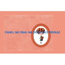 Bavlněný panel na očkovací průkaz, notýsek vel.A6  - OP6 - ZNAMENÍ