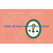 Bavlněný panel na očkovací průkaz, notýsek vel.A6  - OP7 - ZNAMENÍ