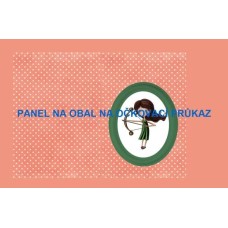 Bavlněný panel na očkovací průkaz, notýsek vel.A6  - OP9 - ZNAMENÍ