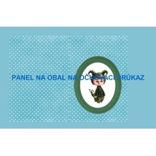 Bavlněný panel na očkovací průkaz, notýsek vel.A6  - OP16 - ZNAMENÍ