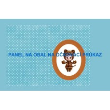 Bavlněný panel na očkovací průkaz, notýsek vel.A6  - OP18 - ZNAMENÍ