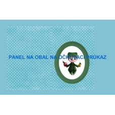 Bavlněný panel na očkovací průkaz, notýsek vel.A6  - OP19 - ZNAMENÍ
