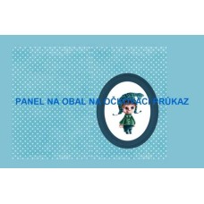 Bavlněný panel na očkovací průkaz, notýsek vel.A6  - OP20 - ZNAMENÍ