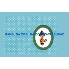 Bavlněný panel na očkovací průkaz, notýsek vel.A6  - OP21 - ZNAMENÍ