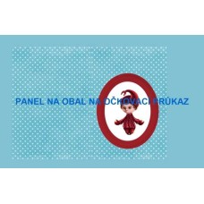 Bavlněný panel na očkovací průkaz, notýsek vel.A6  - OP22 - ZNAMENÍ