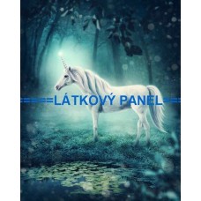 BAVLNĚNÝ PANEL jednorožec 26x35cm BSK-51