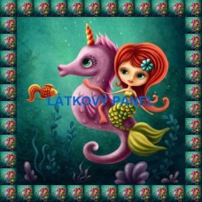 BAVLNĚNÝ PANEL-  35x35 cm    BSK-b23