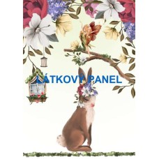 BAVLNĚNÝ PANEL 11x15 cm   df200