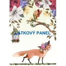 BAVLNĚNÝ PANEL 11x15 cm   df203