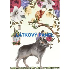 BAVLNĚNÝ PANEL 11x15 cm   df204