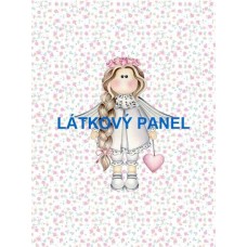 BAVLNĚNÝ PANEL  14,5x19,5 cm   df292