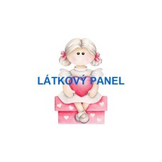 BAVLNĚNÝ PANEL  11x15 cm   df295