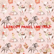 Látkový panel  či metráž - kolekce NA FARMĚ - 239-47