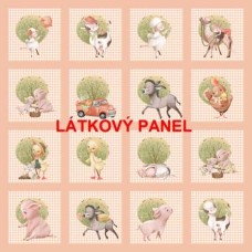 Látkový panel - kolekce NA FARMĚ - 239-105 - sada i na pexeso