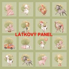 Látkový panel - kolekce NA FARMĚ - 239-107 - sada i na pexeso