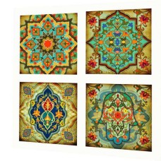 BAVLNĚNÁ LÁTKA - panel 25x25 cm   FNP380