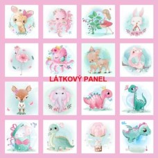 Látkový panel - sada - 235-2 - sada i na pexeso