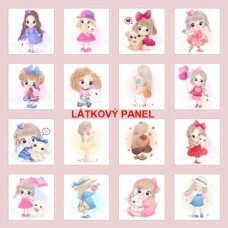 Látkový panel - sada - 235-4 - sada i na pexeso