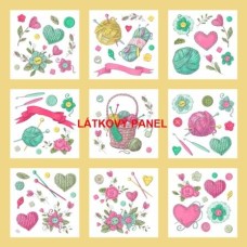 Látkový panel - sada - 235-64 - sada i na pexeso