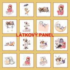 Látkový panel - sada - 235-77 - sada i na pexeso