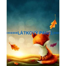 BAVLNĚNÝ PANEL Liška 37x50 cm  BSK-46