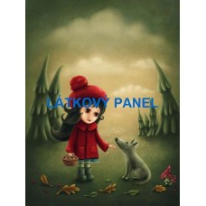 BAVLNĚNÝ PANEL Červená karkulka 18x25 cm BSK-83