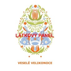 BAVLNĚNÝ PANEL 25x25 cm VEF66