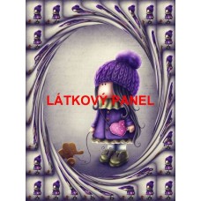 BAVLNĚNÝ PANEL -   7x10 cm  BSK-c37