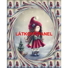 BAVLNĚNÝ PANEL  7x10 cm  BSK-c215