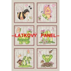 BAVLNĚNÝ PANEL - SADA větší 36x53 cm  MDVf34