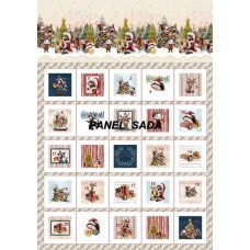 BAVLNĚNÝ PANEL SADA 56x80cm -čísla -NA ADV. KALENDÁŘ 274-10