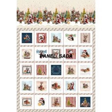 BAVLNĚNÝ PANEL SADA 56x80cm - bez čísel -NA ADV. KALENDÁŘ 274-11
