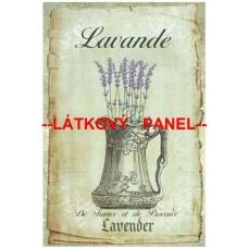 BAVLNĚNÝ PANEL  13x20 cm  lef368