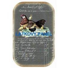 BAVLNĚNÝ PANEL  13x20 cm  far96