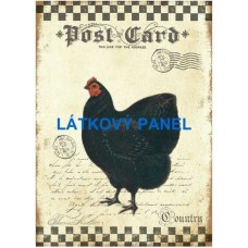 BAVLNĚNÝ PANEL  13x20 cm  far105