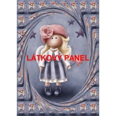 BAVLNĚNÝ PANEL-  11x15 cm  BSK-c12