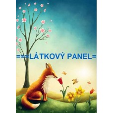 BAVLNĚNÝ PANEL liška 15x20 cm  BSK-57