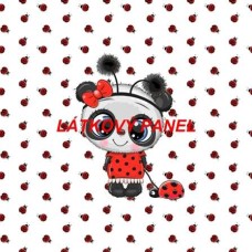 Látkový panel ČTVEREC - kolekce PANDA    289-15
